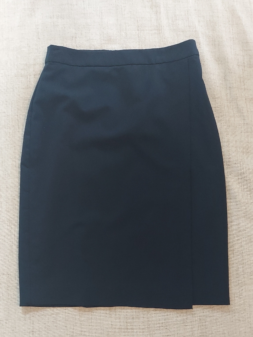 Classic Women's Navy Wrap Pencil Skirt Sz. 8